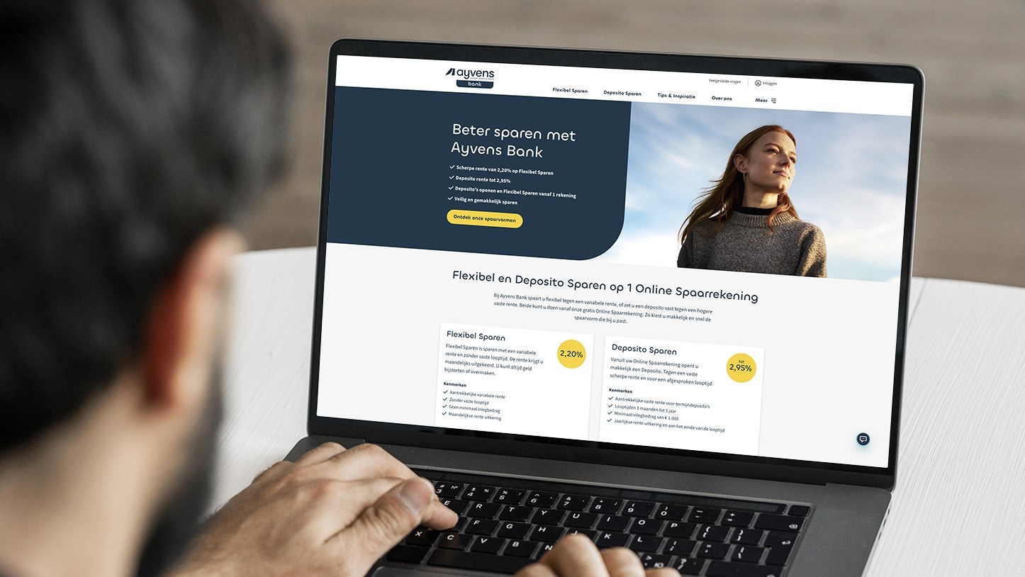 Image of Ayvens Bank website.