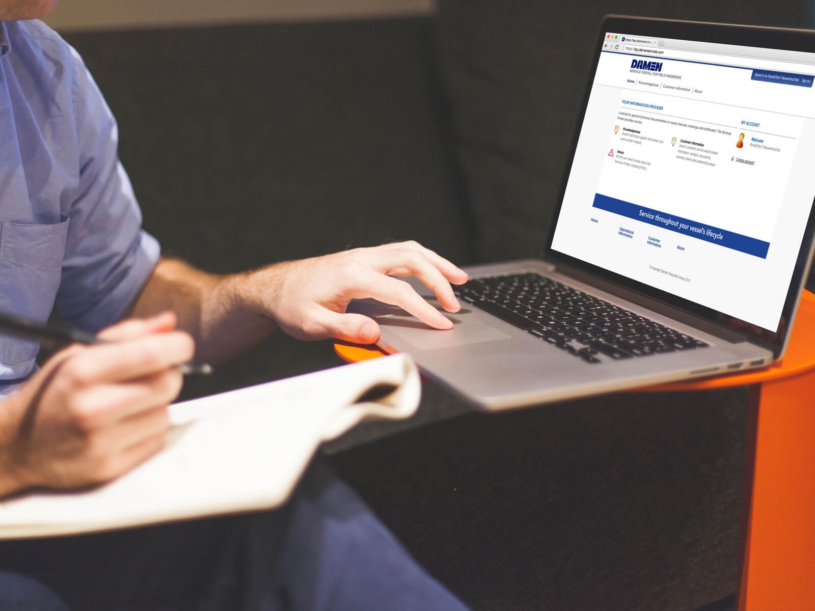 Eén portal waarin alles gebeurt - Iquality & Damen Services