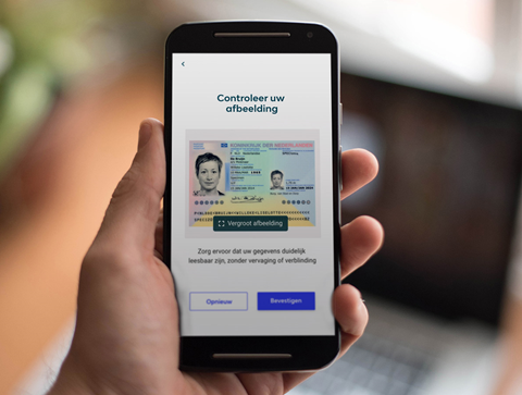Onboarding identiteitscheck.