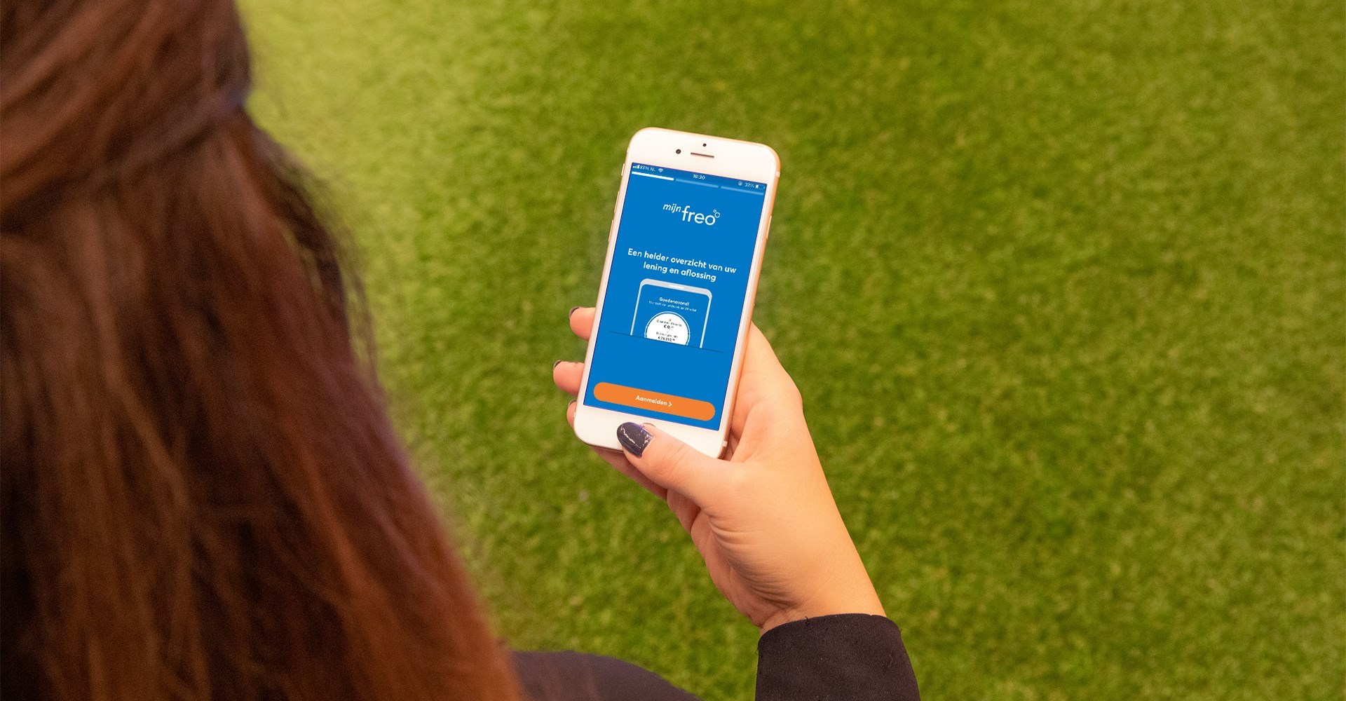 Mijn Freo app op mobiel.