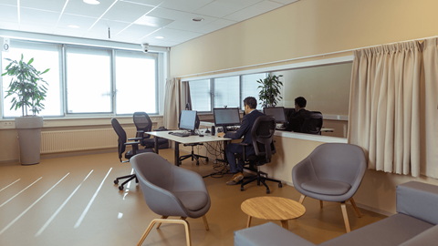 image of our colleague rob in Eindhoven.