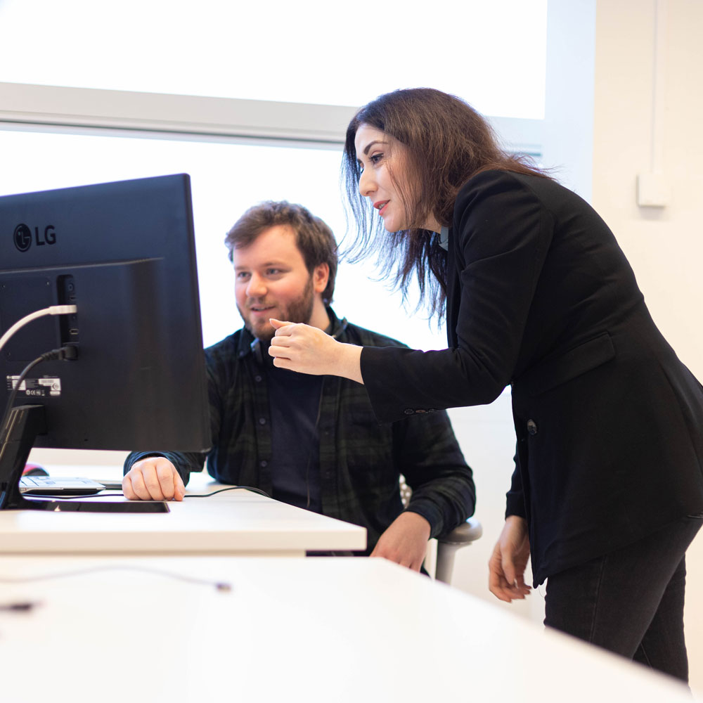 Iquality colleagues Khatera and Stijn