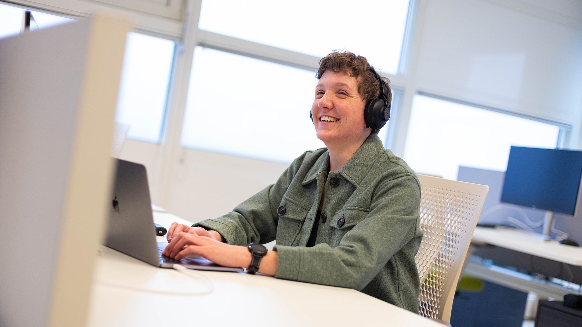 Een foto van onze collega Didi.