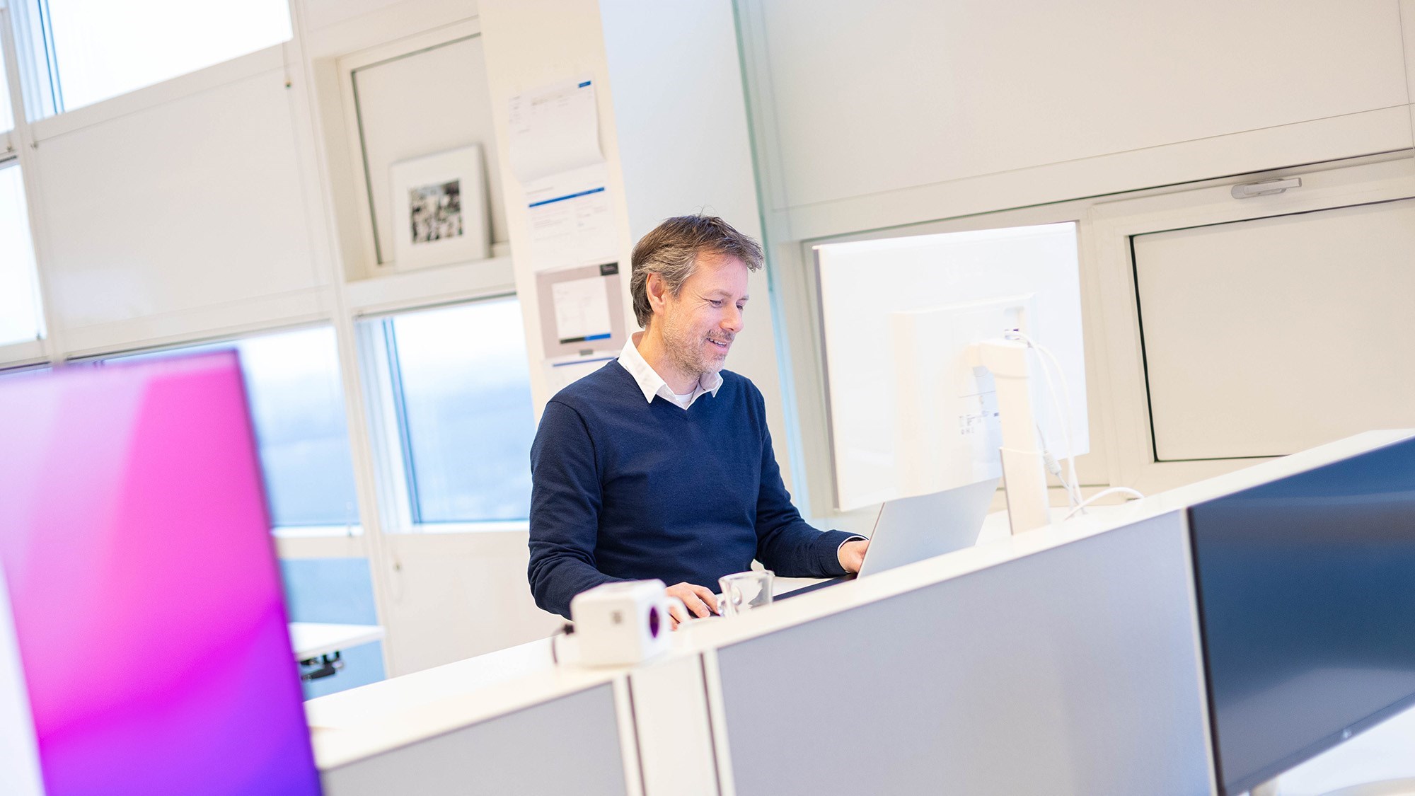 Een foto van onze collega Remco.