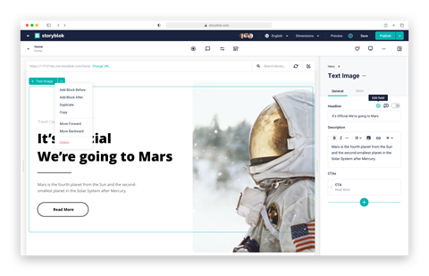 Storyblok Iquality Editor